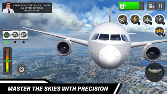 اسکرین شات بازی Pilot Simulator: Airplane Game 2