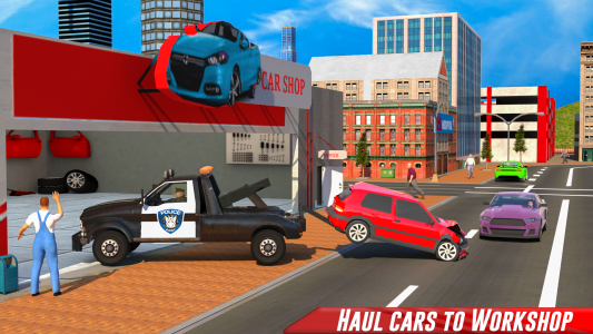 اسکرین شات برنامه Police Car Transport Truck Sim 3
