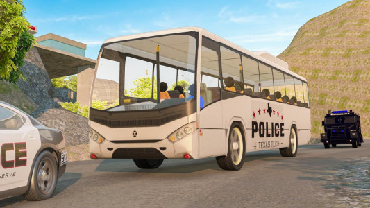اسکرین شات بازی Transport Stickman Prisoner Bus Driving 3
