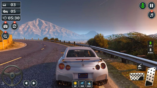 اسکرین شات 5 برنامه Car Driving Game - Car Game 3D