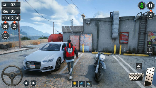 اسکرین شات 1 برنامه Car Driving Game - Car Game 3D