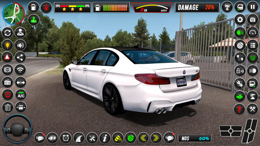 اسکرین شات برنامه Car Driving Game - Car Game 3D 1