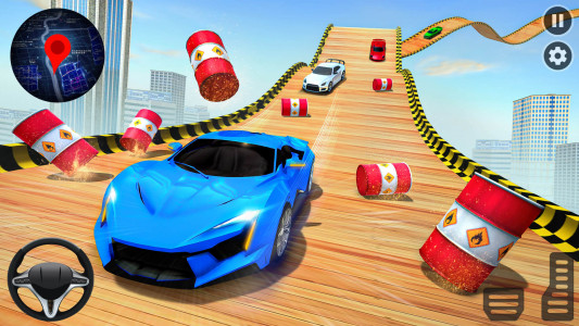 اسکرین شات برنامه Mega Ramps Stunt Car Games 3D 8