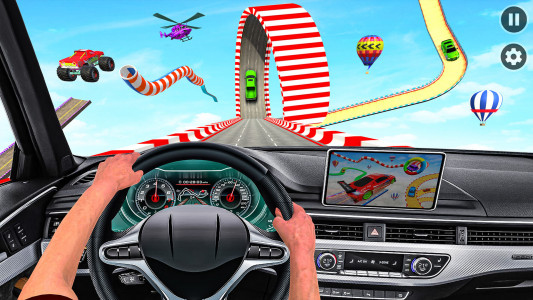 اسکرین شات برنامه Mega Ramps Stunt Car Games 3D 5