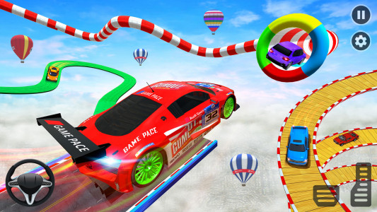 اسکرین شات برنامه Mega Ramps Stunt Car Games 3D 4