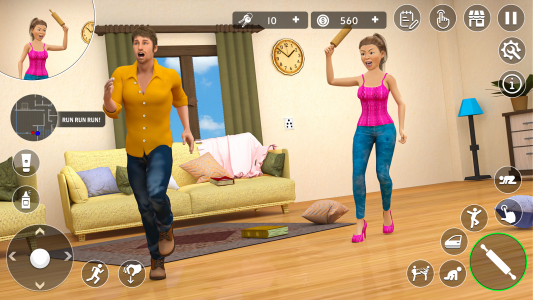 اسکرین شات بازی Husband Wife Simulator Game 3D 1