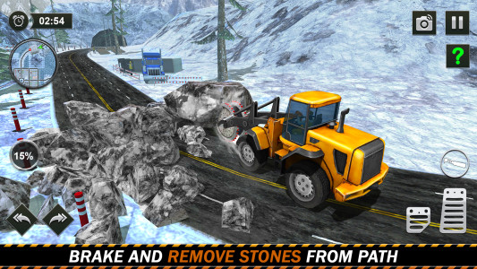 اسکرین شات 7 برنامه Snow Offroad Construction Game