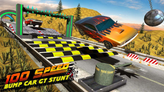 اسکرین شات برنامه 100 Speed Bump Car GT Stunt Ride 5