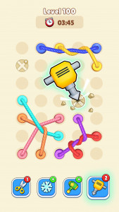 اسکرین شات بازی Twisted Rope Puzzle 3D Game 4