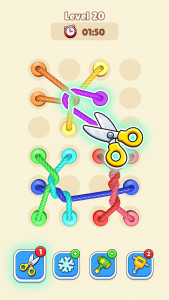 اسکرین شات بازی Twisted Rope Puzzle 3D Game 2