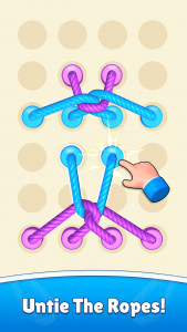 اسکرین شات 1 بازی Twisted Rope Puzzle 3D Game
