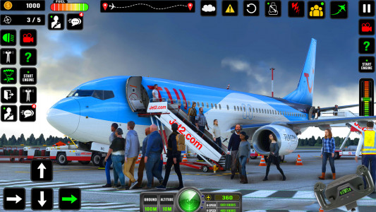 اسکرین شات بازی City Airplane Flight Simulator 7