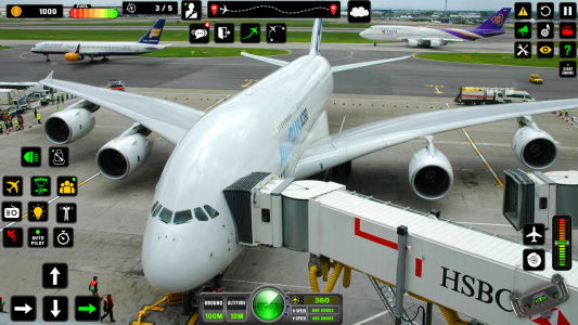 اسکرین شات 3 بازی City Airplane Flight Simulator
