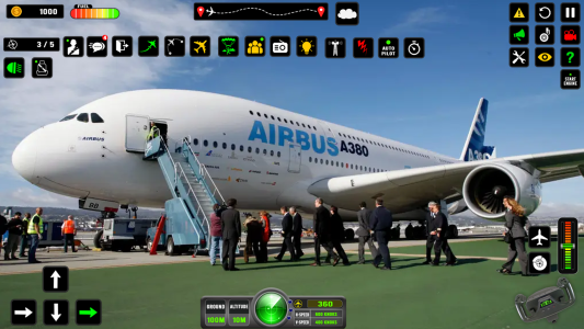 اسکرین شات 1 بازی City Airplane Flight Simulator