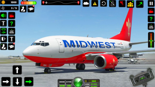 اسکرین شات بازی City Airplane Flight Simulator 1