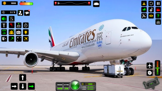 اسکرین شات 4 بازی City Airplane Flight Simulator