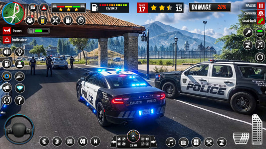 اسکرین شات بازی Police Car Chase Parking Game 3