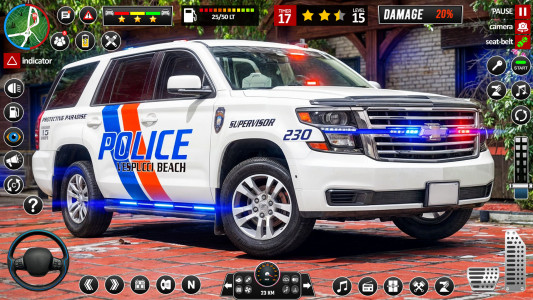 اسکرین شات بازی Police Car Chase Parking Game 6