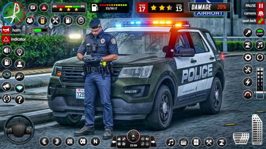 اسکرین شات بازی Police Car Chase Parking Game 2