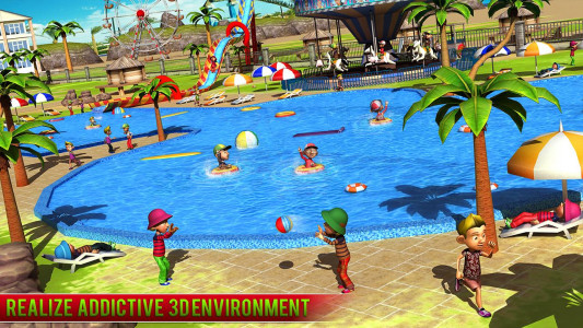 اسکرین شات برنامه Kids Water Adventure 3D Park 4