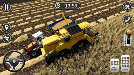 اسکرین شات بازی Farmer Harvest Simulator 3D - Tractor Hauling 2
