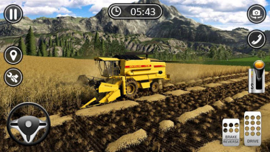 اسکرین شات بازی Farmer Harvest Simulator 3D - Tractor Hauling 1