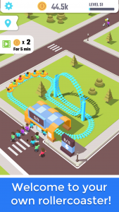اسکرین شات 1 بازی Idle Roller Coaster