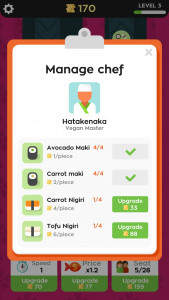 اسکرین شات 3 بازی Sushi Bar Idle