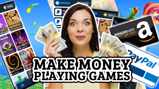 اسکرین شات برنامه Gprize:Make Money&Play Game 1