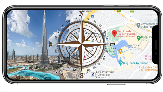 اسکرین شات برنامه GPS Compass Navigator 3