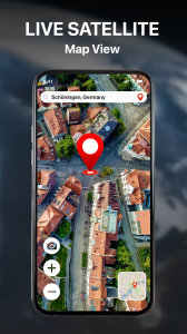 اسکرین شات 2 برنامه Live Earth Map & GPS Map