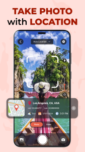 اسکرین شات 1 برنامه GPS Camera & GPS Earth Maps