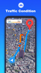 اسکرین شات 2 برنامه GPS Navigation - Route Finder