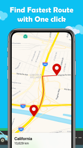 اسکرین شات 3 برنامه Maps, GPS & Driving Directions