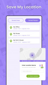 اسکرین شات 2 برنامه GPS Area Measure Calculator