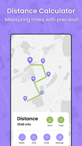 اسکرین شات 5 برنامه GPS Area Measure Calculator