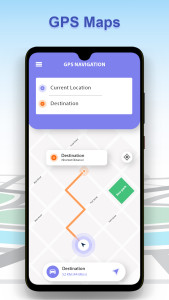 اسکرین شات 1 برنامه Route Finder: Traffic, Compass