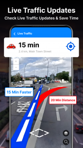 اسکرین شات 2 برنامه GPS Navigation Map Route Find