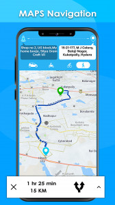 اسکرین شات برنامه Maps Driving Directions 1