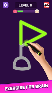 اسکرین شات 5 بازی One Go Line Puzzle