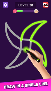 اسکرین شات 3 بازی One Go Line Puzzle