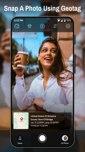 اسکرین شات 4 برنامه Tagofy - Geotag Map Camera