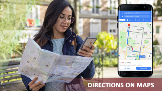 اسکرین شات برنامه Gps Road Direction, Maps Navigation, Traffic Alert 2