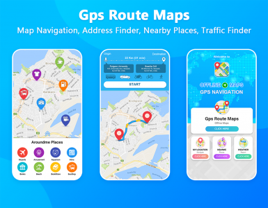 اسکرین شات برنامه GPS Route Finder 1