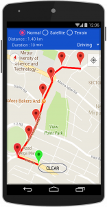 اسکرین شات برنامه GPS Map Route Planner 5