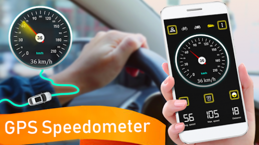 اسکرین شات برنامه Gps Speedometer: Digital Speed Analyzer & Maps 1