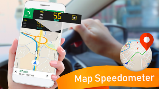 اسکرین شات برنامه Gps Speedometer: Digital Speed Analyzer & Maps 3