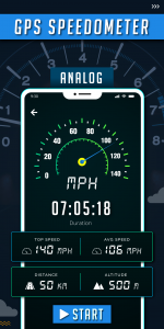 اسکرین شات برنامه GPS Speedometer, Odometer 2