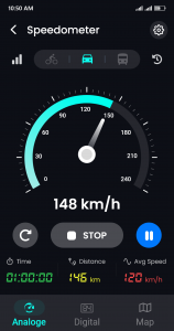 اسکرین شات برنامه Speedometer - Odometer App 2