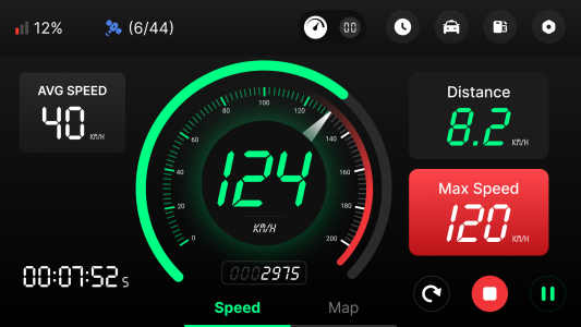 اسکرین شات 6 برنامه GPS Speedometer & Odometer App